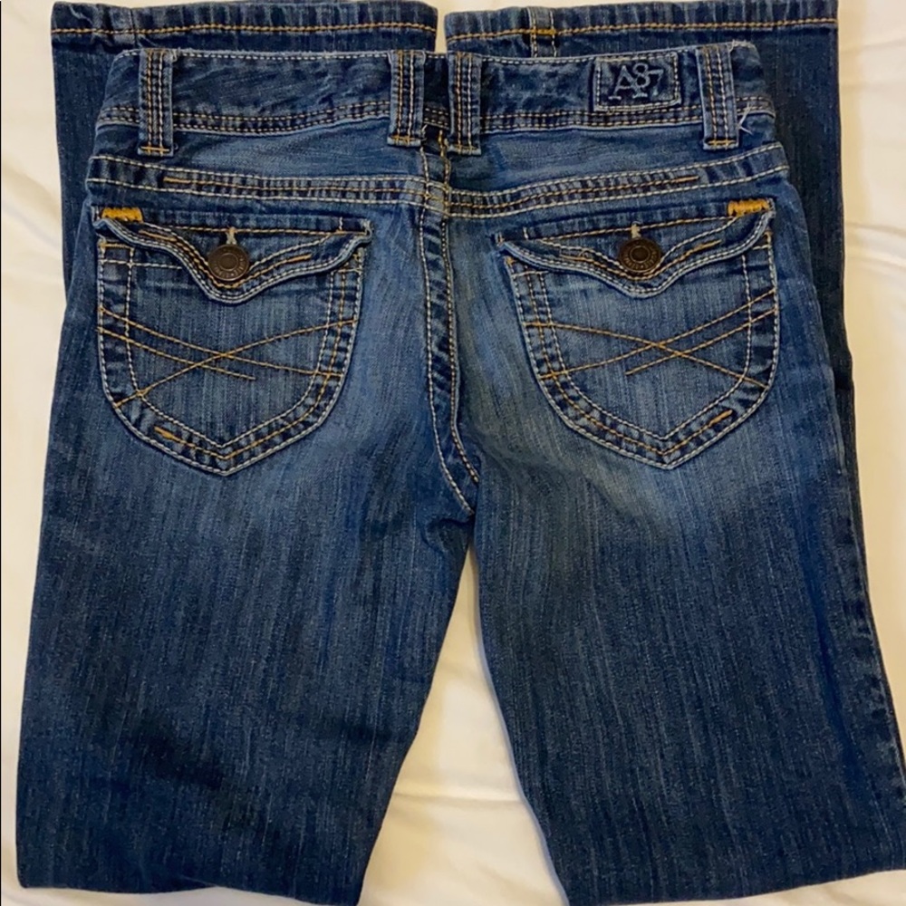 EUC Aeropostale Skinny Flare 7/8R